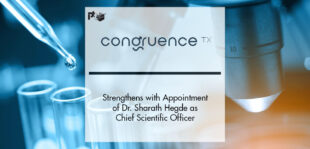 Congruence Therapeutics Strengthens Leadership Team with Appointment of Dr. Sharath Hegde as Chief Scientific Officer | PTF