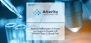 Alterity Therapeutics Receives Regulatory Authorization in France and Austria to Proceed with ATH434 Phase 2 Clinical Trial | MTA
